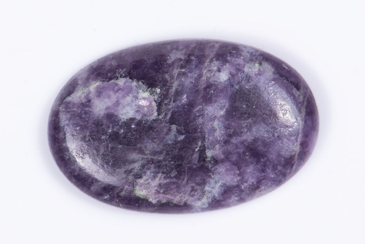Natural Lepidolite 24.7ct Oval Cabochon