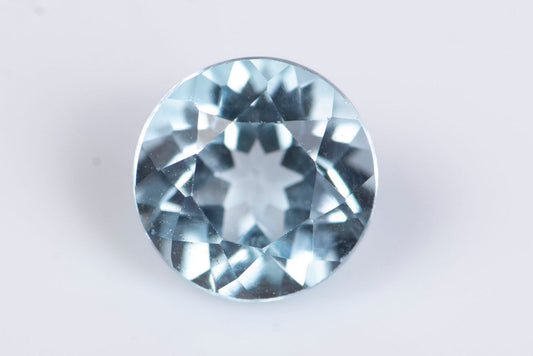 Light blue topaz 1.1ct 6.1mm round cut