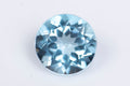 Естествен светлосин топаз 1.48ct 7mm кръгла шлифовка, единичен камък за бижута, втори камък