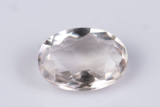 Light morganite (pink beryl) 0.62ct oval cut