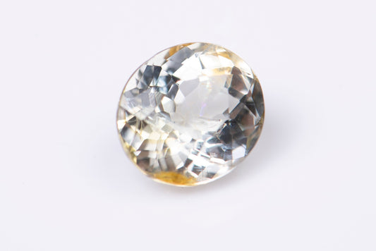 Light yellow tourmaline oval 0.95ct oval