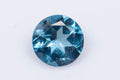 Natural London blue topaz 0.28ct 4mm round cut loose gemstone for jewelry