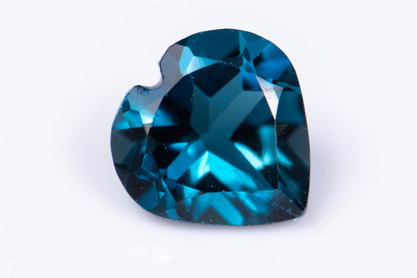 Natural London Blue Topaz 1.41ct Heart Cut