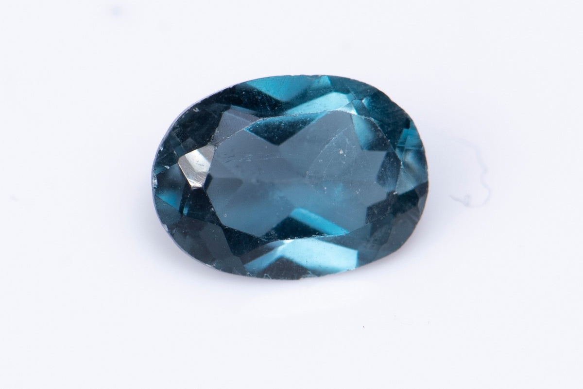 Natural London Blue Topaz 7x5mm 0.80ct Oval Cut