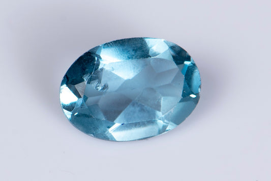 London blue topaz 7x5mm 0.84ct oval cut