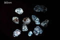 Natural petroleum quartz crystals lot 10pcs 24.1ct fluorescent UV reactive