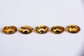 Natural citrine 5pcs oval cut 5x3mm 1.00ct loose gemstones for jewelry