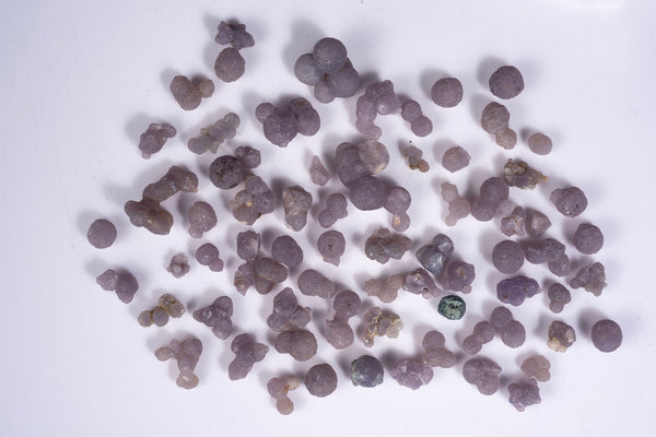 Lot Small Natural Grape Agate Crystals 40g