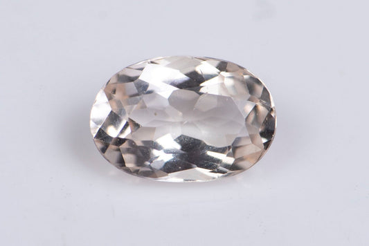 Morganite (pink beryl) 0.37ct 6x4mm oval cut