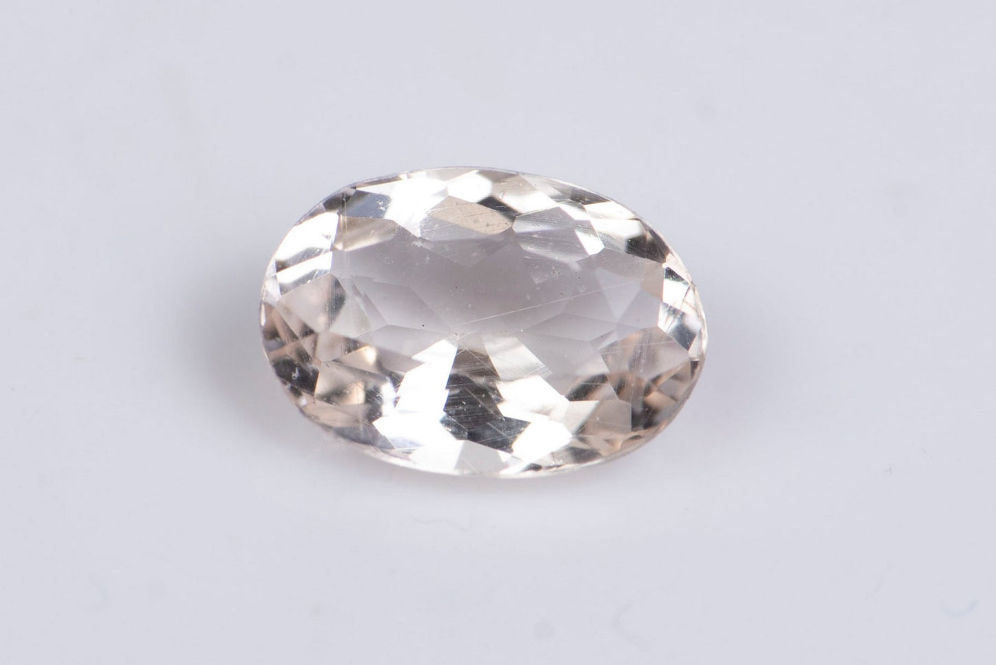 Morganite (pink beryl) 0.41ct 6x4mm oval cut