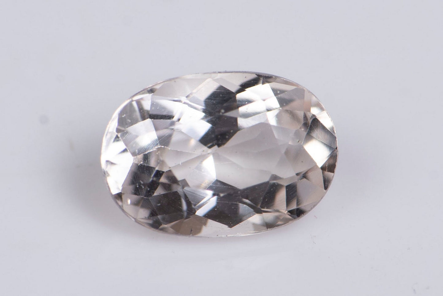 Morganite (pink beryl) 0.45ct 6x4mm oval cut
