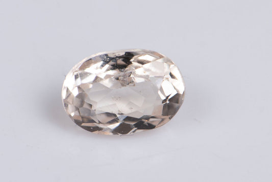 Morganite (pink beryl) 0.48ct 6x4mm oval cut