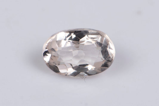Morganite (pink beryl) 0.49ct 6x4mm oval cut