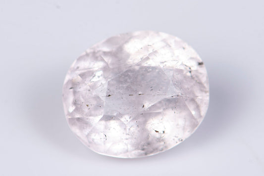 Morganite pink beryl 3.55ct oval cut