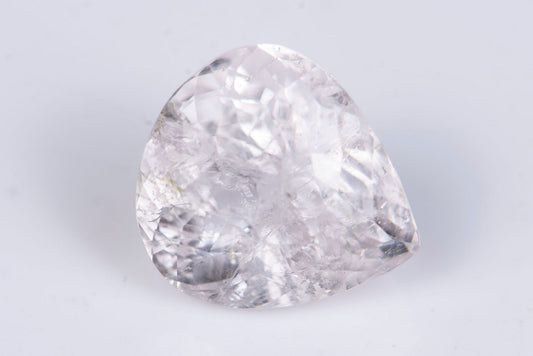 Morganite pink beryl 5.89ct teardrop cut