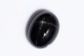 Natural black star diopside 2.47ct 9x7mm oval cabochon loose gemstone
