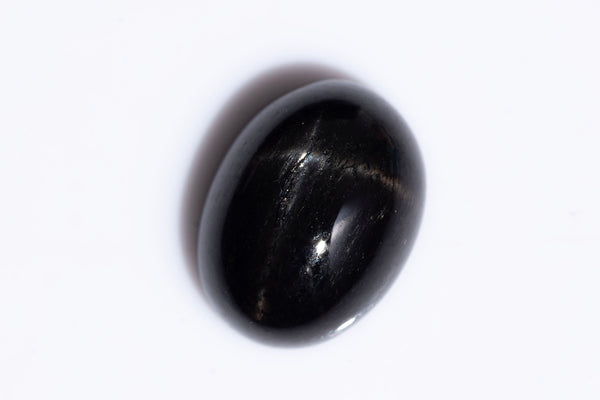 Natural Black Star Diopside 2.47ct 9x7mm Oval Cabochon