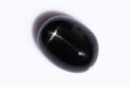 Natural black star diopside 2.60ct 9x7mm oval cabochon loose gemstone