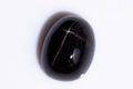 Natural black star diopside 2.79ct 9x7mm oval cabochon loose gemstone