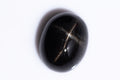 Natural black star diopside 2.92ct 9x7mm oval cabochon loose gemstone