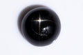 Natural black star diopside 4.13ct 9.1mm round cabochon loose gemstone