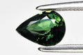 Natural blue green sapphire 0.83ct VS pear cut heated loose gemstone Australia origin