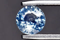 Natural blue sapphire 0.45ct VS 4.5mm round cut heated loose gemstone Ceylon Sri Lanka origin