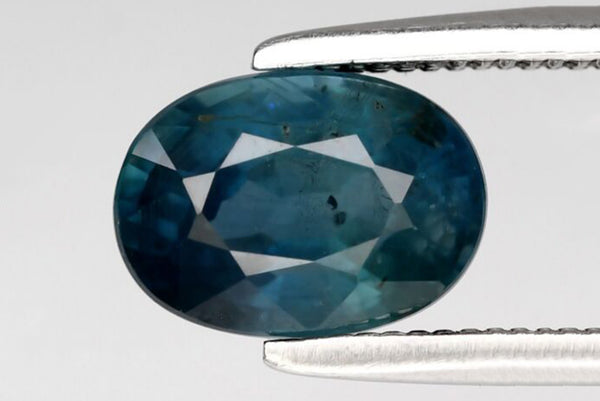 Natural Blue Sapphire - Heated 1.41ct Oval Cut 7.2x5.2mm