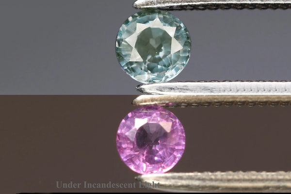 Natural Color Change Garnet 0.15ct 3mm VS Round Cut