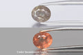Natural color change garnet 0.60ct 5.3x4.5mm oval cut loose gemstone