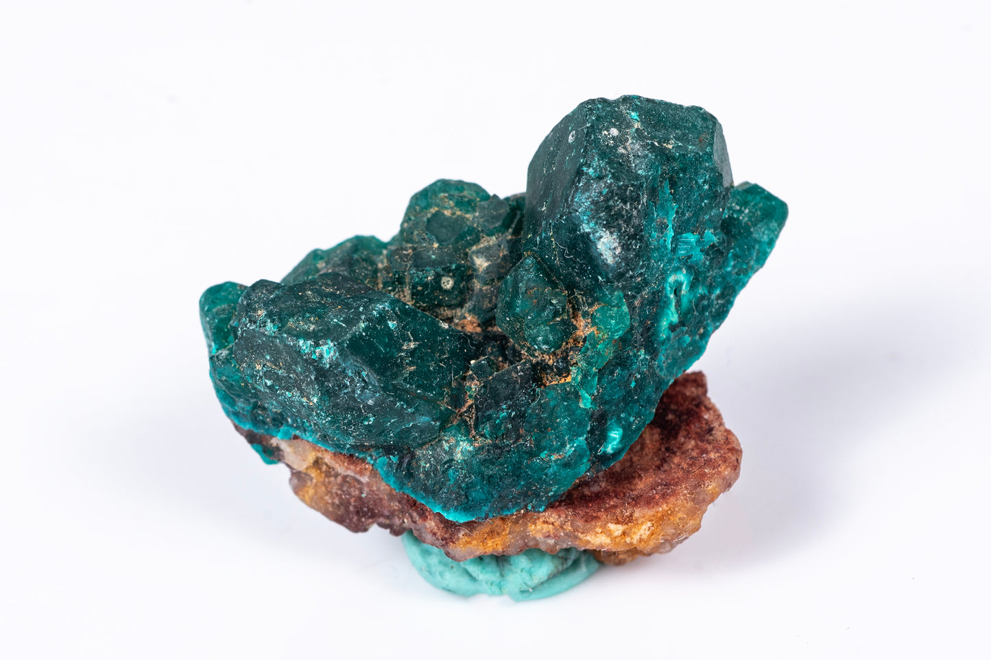 Natural dioptase cluster mineral specimen 5g 24mm from Congo