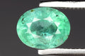 Natural emerald 0.72ct 6.5x5mm oval cut loose gemstone Nigeria origin