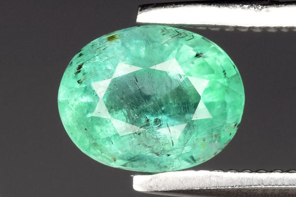 Natural Emerald from Nigeria 0.72ct 6.5x5mm Oval Cut