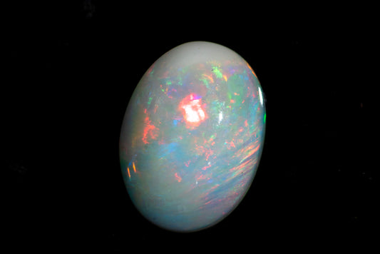 Natural Ethiopian opal 1.82ct oval cabochon loose gemstone