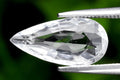 Natural goshenite white aquamarine beryl 1.66ct VS clarity pear cut 13x6.5mm loose gemstone