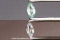 Natural green alexandrite color change gemstone 0.08ct marquise cut 4x2mm