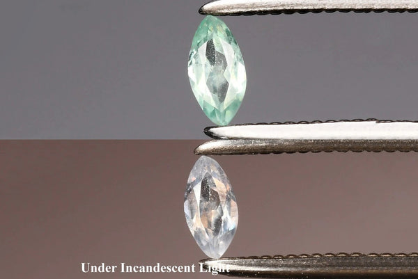 Natural Green Alexandrite 0.08ct Marquise Cut 4x2mm