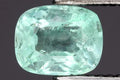 Natural green emerald 0.38ct 4.8x3.8mm cushion cut loose gemstone Nigeria origin