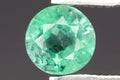 Natural green emerald 0.46ct 4.5mm round cut loose gemstone Nigeria origin