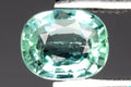 Natural green emerald 0.55ct 5.8x4.7mm cushion cut loose gemstone Nigeria origin