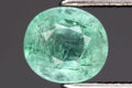 Natural green emerald 0.60ct 5.3x4.8mm oval cut loose gemstone Nigeria origin