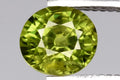 Natural green sapphire 0.55ct 4.7x4.2mm oval cut unheated loose gemstone Australia origin