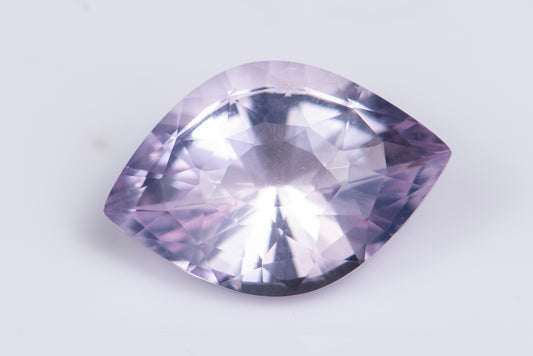 Natural lavender amethyst 5.43ct fancy marquise cut loose gemstone for jewelry