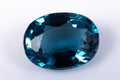 Natural London blue topaz 0.99ct 7x5mm oval cut loose gemstone for jewelry