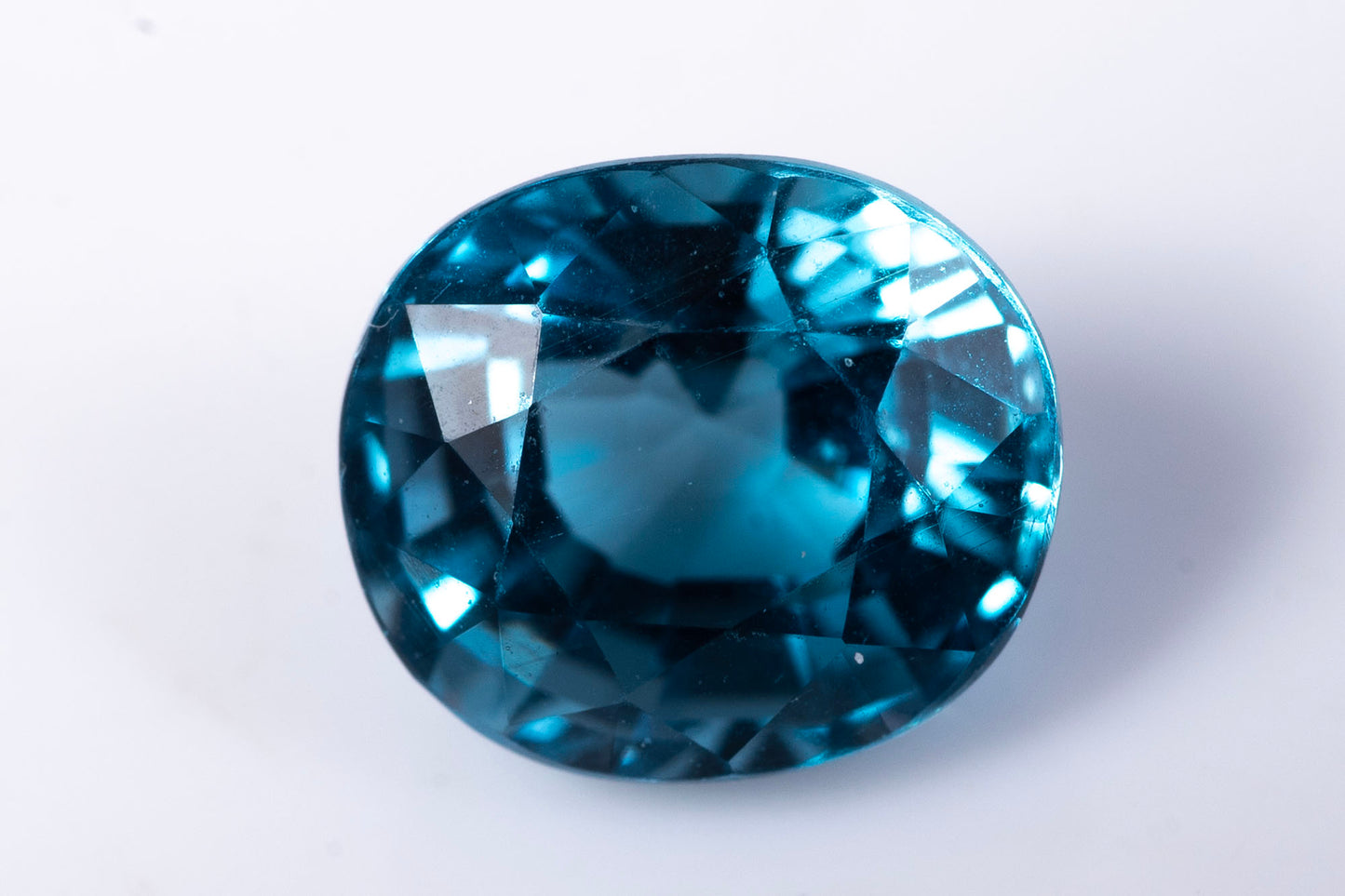 Natural London blue topaz 1.44ct 7x5mm oval cut loose gemstone for jewelry