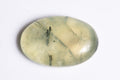 Natural prehnite 46.4ct oval cabochon green loose gemstone for jewelry