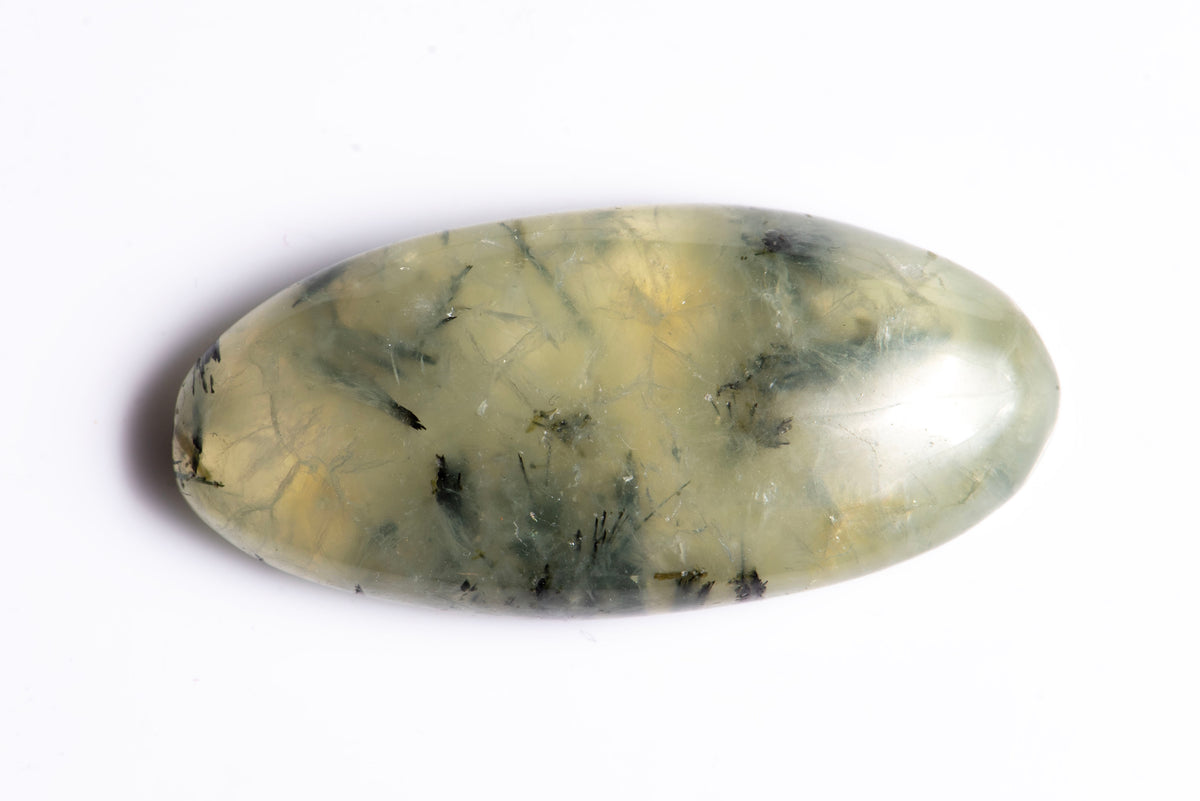 Natural Prehnite 57ct Oval Cabochon