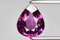 Natural purple rhodolite garnet 1.44ct VS teardrop cut loose gemstone for jewelry