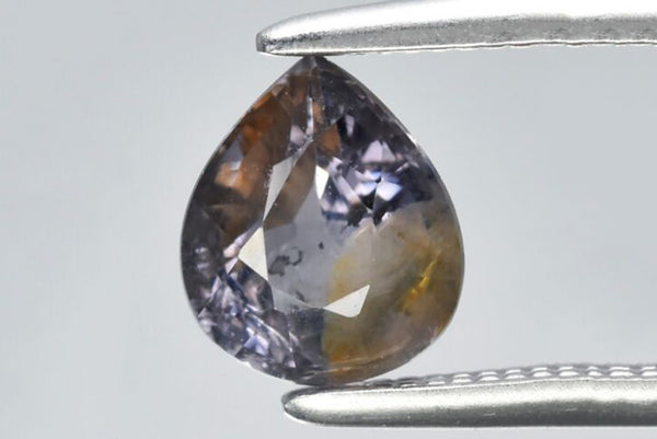Natural Purple Sapphire - Unheated 0.86ct Pear Cut 6x5.2mm