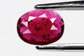 Natural purplish pink sapphire 0.43ct 6x4.7mm oval cut heated loose gemstone for jewelry